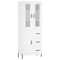 Thumbnail for Highboard Weiß 69,5x34x180 cm Holzwerkstoff