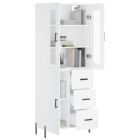 Thumbnail for Highboard Weiß 69,5x34x180 cm Holzwerkstoff