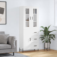 Thumbnail for Highboard Weiß 69,5x34x180 cm Holzwerkstoff