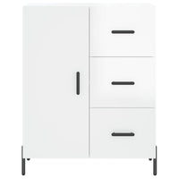 Thumbnail for Highboard Hochglanz-Weiß 69,5x34x180 cm Holzwerkstoff