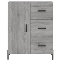 Thumbnail for Highboard Grau Sonoma 69,5x34x180 cm Holzwerkstoff