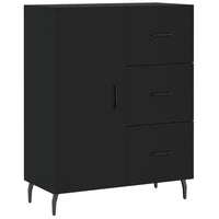 Thumbnail for Highboard Schwarz 69,5x34x180 cm Holzwerkstoff