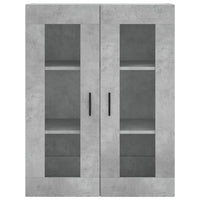 Thumbnail for Highboard Betongrau 69,5x34x180 cm Holzwerkstoff