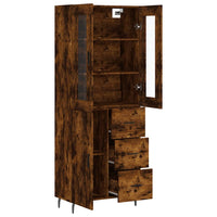 Thumbnail for Highboard Räuchereiche 69,5x34x180 cm Holzwerkstoff