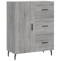 Thumbnail for Highboard Grau Sonoma 69,5x34x180 cm Holzwerkstoff