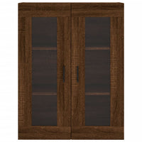 Thumbnail for Highboard Braun Eichen-Optik 69,5x34x180 cm Holzwerkstoff