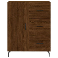 Thumbnail for Highboard Braun Eichen-Optik 69,5x34x180 cm Holzwerkstoff