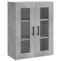 Thumbnail for Highboard Betongrau 69,5x34x180 cm Holzwerkstoff