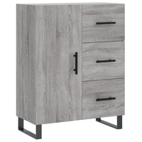 Thumbnail for Highboard Grau Sonoma 69,5x34x180 cm Holzwerkstoff