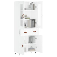 Thumbnail for Highboard Weiß 69,5x34x180 cm Holzwerkstoff