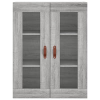 Thumbnail for Highboard Grau Sonoma 69,5x34x180 cm Holzwerkstoff