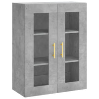 Thumbnail for Highboard Betongrau 69,5x34x180 cm Holzwerkstoff
