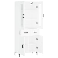 Thumbnail for Highboard Weiß 69,5x34x180 cm Holzwerkstoff