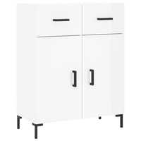 Thumbnail for Highboard Hochglanz-Weiß 69,5x34x180 cm Holzwerkstoff
