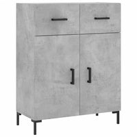 Thumbnail for Highboard Betongrau 69,5x34x180 cm Holzwerkstoff