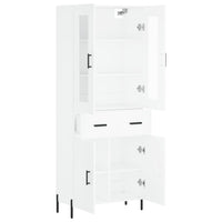 Thumbnail for Highboard Weiß 69,5x34x180 cm Holzwerkstoff