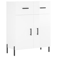 Thumbnail for Highboard Hochglanz-Weiß 69,5x34x180 cm Holzwerkstoff