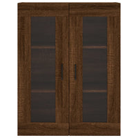 Thumbnail for Highboard Braun Eichen-Optik 69,5x34x180 cm Holzwerkstoff
