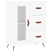 Thumbnail for Highboard Weiß 69,5x34x180 cm Holzwerkstoff