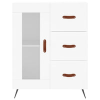 Thumbnail for Highboard Weiß 69,5x34x180 cm Holzwerkstoff