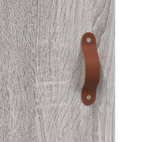 Thumbnail for Highboard Grau Sonoma 69,5x34x180 cm Holzwerkstoff