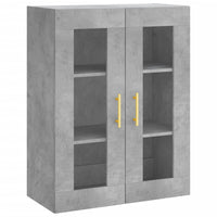 Thumbnail for Highboard Betongrau 69,5x34x180 cm Holzwerkstoff
