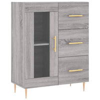Thumbnail for Highboard Grau Sonoma 69,5x34x180 cm Holzwerkstoff