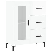 Thumbnail for Highboard Hochglanz-Weiß 69,5x34x180 cm Holzwerkstoff