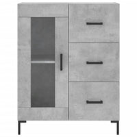 Thumbnail for Highboard Betongrau 69,5x34x180 cm Holzwerkstoff