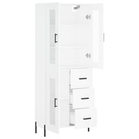 Thumbnail for Highboard Weiß 69,5x34x180 cm Holzwerkstoff