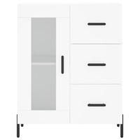 Thumbnail for Highboard Weiß 69,5x34x180 cm Holzwerkstoff