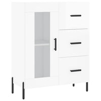 Thumbnail for Highboard Hochglanz-Weiß 69,5x34x180 cm Holzwerkstoff