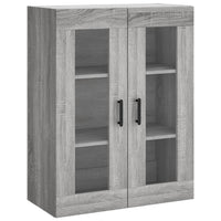 Thumbnail for Highboard Grau Sonoma 69,5x34x180 cm Holzwerkstoff