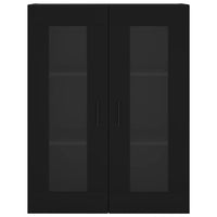 Thumbnail for Highboard Schwarz 69,5x34x180 cm Holzwerkstoff