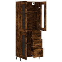 Thumbnail for Highboard Räuchereiche 69,5x34x180 cm Holzwerkstoff