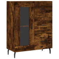 Thumbnail for Highboard Räuchereiche 69,5x34x180 cm Holzwerkstoff