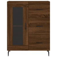 Thumbnail for Highboard Braun Eichen-Optik 69,5x34x180 cm Holzwerkstoff