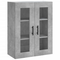 Thumbnail for Highboard Betongrau 69,5x34x180 cm Holzwerkstoff