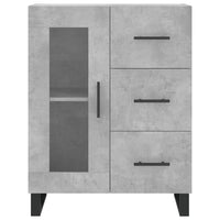 Thumbnail for Highboard Betongrau 69,5x34x180 cm Holzwerkstoff