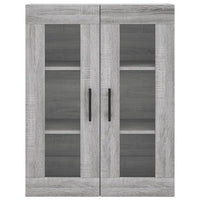 Thumbnail for Highboard Grau Sonoma 69,5x34x180 cm Holzwerkstoff