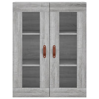 Thumbnail for Highboard Grau Sonoma 69,5x34x180 cm Holzwerkstoff