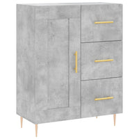 Thumbnail for Highboard Betongrau 69,5x34x180 cm Holzwerkstoff