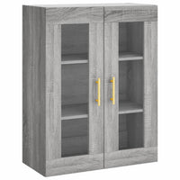 Thumbnail for Highboard Grau Sonoma 69,5x34x180 cm Holzwerkstoff