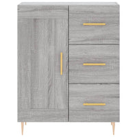Thumbnail for Highboard Grau Sonoma 69,5x34x180 cm Holzwerkstoff