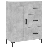 Thumbnail for Highboard Betongrau 69,5x34x180 cm Holzwerkstoff