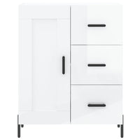 Thumbnail for Highboard Hochglanz-Weiß 69,5x34x180 cm Holzwerkstoff