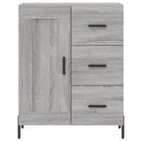 Thumbnail for Highboard Grau Sonoma 69,5x34x180 cm Holzwerkstoff