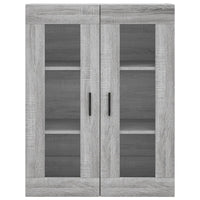 Thumbnail for Highboard Grau Sonoma 69,5x34x180 cm Holzwerkstoff