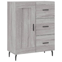 Thumbnail for Highboard Grau Sonoma 69,5x34x180 cm Holzwerkstoff