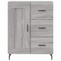 Thumbnail for Highboard Grau Sonoma 69,5x34x180 cm Holzwerkstoff